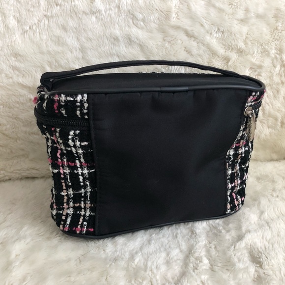 🌺2/$25 Lancôme Tweed Small Vanity/Cosmetic Case - Picture 2 of 11